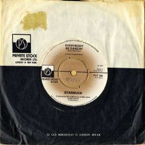 STARBUCK / Everybody Be Dancin' [7INCH]