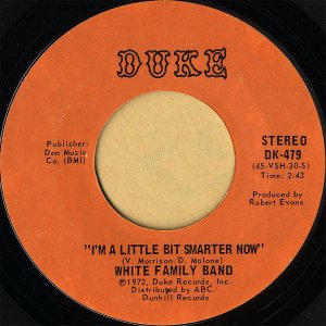 WHITE FAMILY BAND / I'm A Little Bit Smarter Now [7INCH]