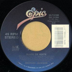 MICHAEL JACKSON / Black Or White [7INCH]