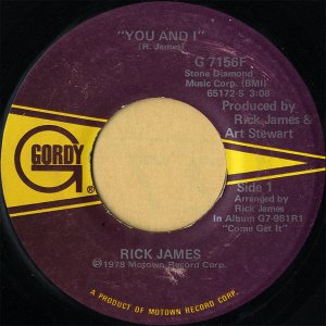 RICK JAMES / You And I [7INCH]