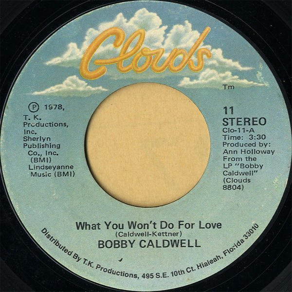 BOBBY CALDWELL / What You Won't Do For Love [7INCH] - レコード通販 