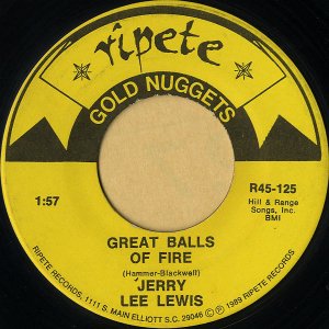 JERRY LEE LEWIS / Great Balls Of Fire [7INCH]