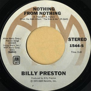 BILLY PRESTON / Nothing From Nothing [7INCH]