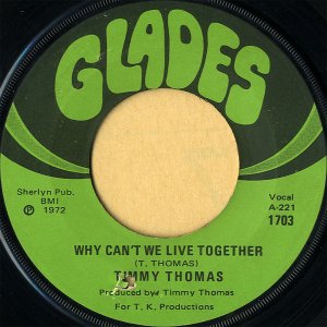 TIMMY THOMAS / Why Can't We Live Together [7INCH]