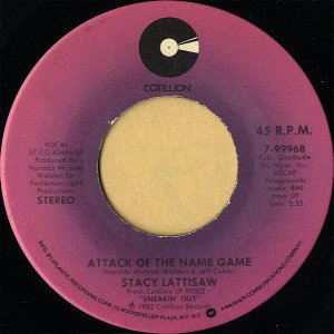 STACY LATTISAW / Attack Of The Name Game [7INCH]