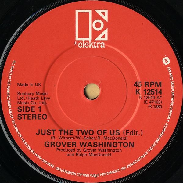GROVER WASHINGTON JR / Just The Two Of Us [7INCH] - レコード通販 ...