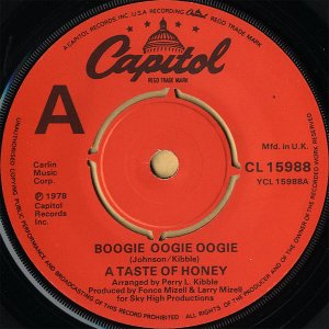 A TASTE OF HONEY / Boogie Oogie Oogie [7INCH]