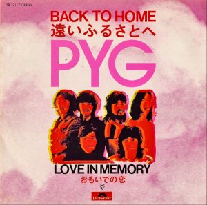 PYG / 󤤤դ뤵Ȥ Back To Home [7INCH]