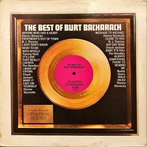 BURT BACHARACH / The Best Of BURT BACHARACH [LP]