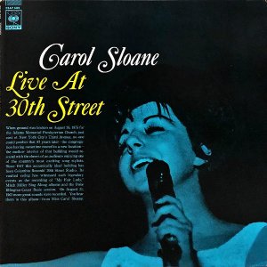 CAROL SLOANE / Live At 30th Street [LP]