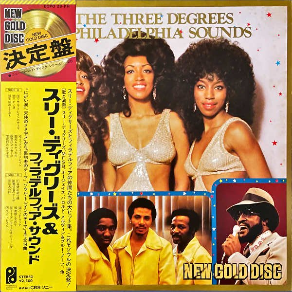 THE THREE DEGREES & PHILADELPHIA SOUNDS / New Gold Disc [LP 