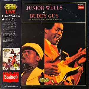 JUNIOR WELLS & BUDDY GUY Хǥȥ˥륺 / Live Recording At Yuhbin-Chokin Hall On March 1975 [LP]