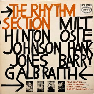 HANK JONES ϥ󥯡硼 / The Rhythm Section1 ꥺࡦ [LP]