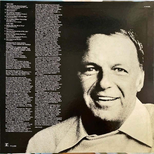 FRANK SINATRA フランク・シナトラ / Some Nice Things I've Missed サム・ナイス・ソングス [LP] -  レコード通販オンラインショップ | GADGET / Disque.JP