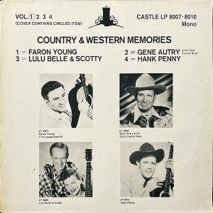 FARON YOUNG / The Young Sheriff Country & Western Memories Vol 1 [LP]