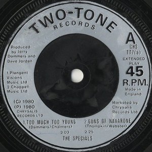 THE SPECIALS / Too Much Too Young [7INCH]
