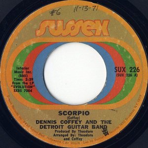 DENNIS COFFEY AND THE DETROIT GUITAR BAND / Scorpio [7INCH]