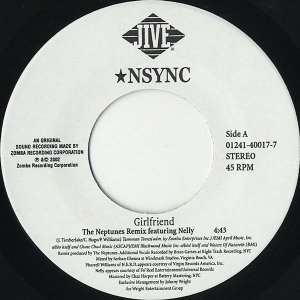 NSYNC / Girlfriend The Neptunes Remix Featuring Nelly [7INCH]