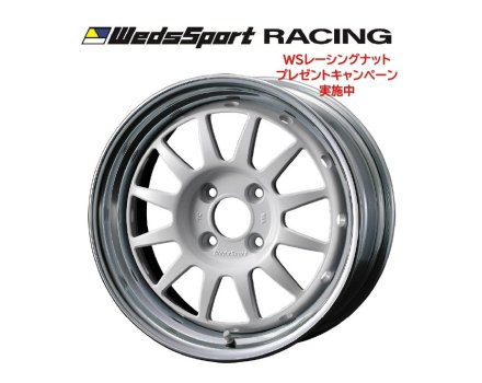 ◇ONLINE_SHOP限定キャンペーン◇WedsSport RACING 15×6.5J WHITE