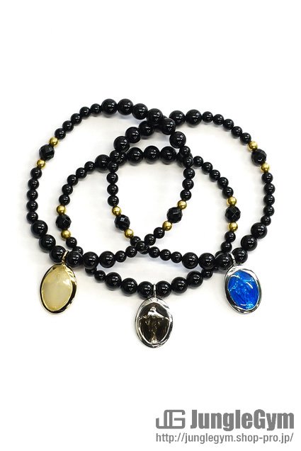 SAHRIVAR（シャフリーヴァル）Maria Beads Enameled Bracelet（Onyx）