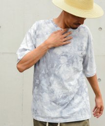 Burnout〔バーンアウト〕  ビッグシルエット tie-dye Tee PK.T-shirts（Light Gray）