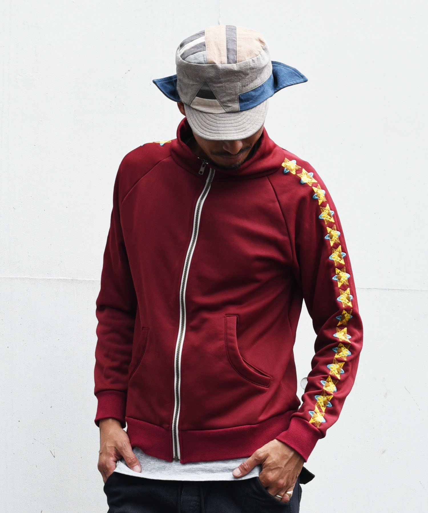 ARIGATO FAKKYU（アリガトファッキュ）LINE JERSEY / BURGUNDY