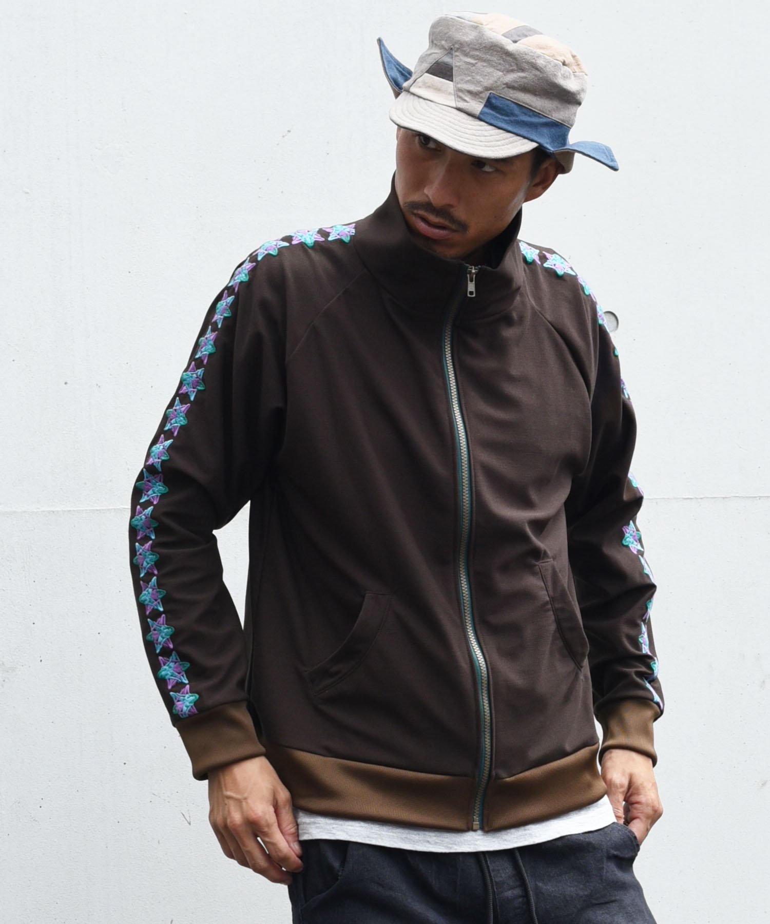 ARIGATO FAKKYU（アリガトファッキュ）LINE JERSEY / BROWN