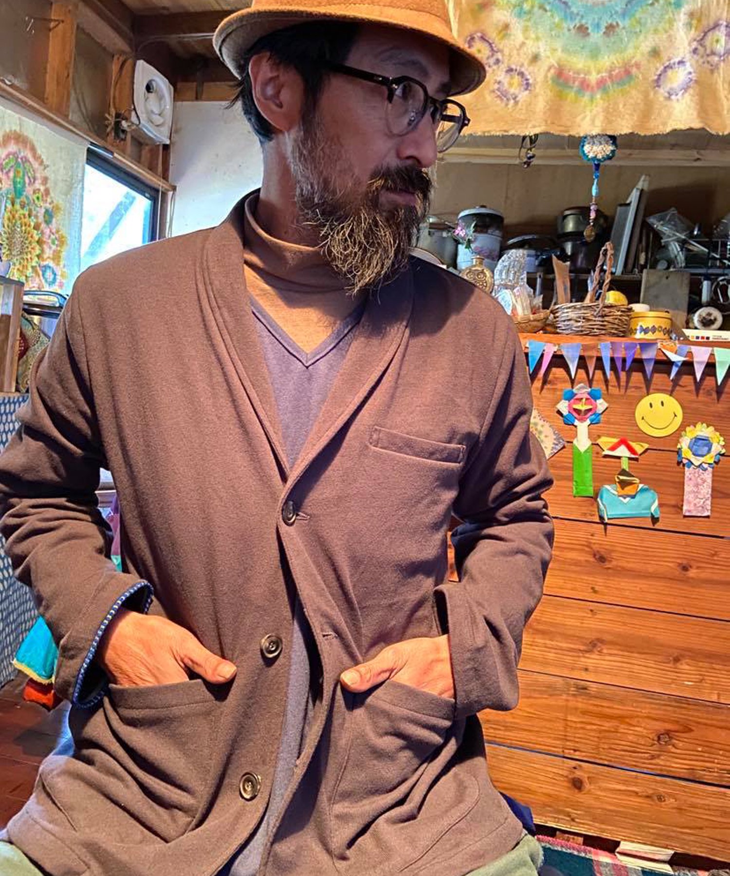 ARIGATO FAKKYU〔アリガトファッキュ〕 Lazy sloppy side benz jacket