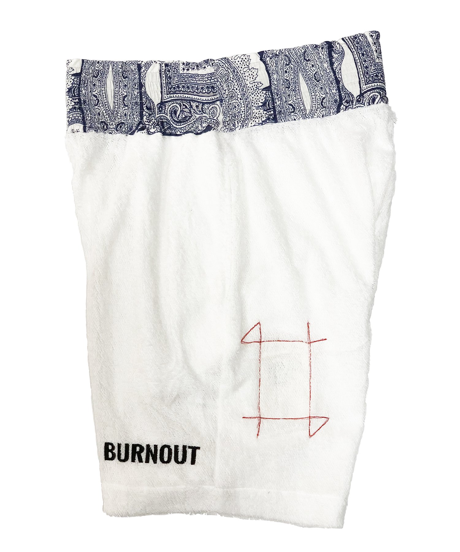 Burnout〔バーンアウト〕 ボクサーショートパンツ（White）