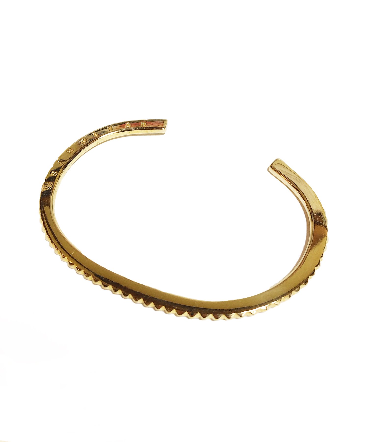 SAHRIVAR（シャフリーヴァル）Fence Bangle（Gold Plating）