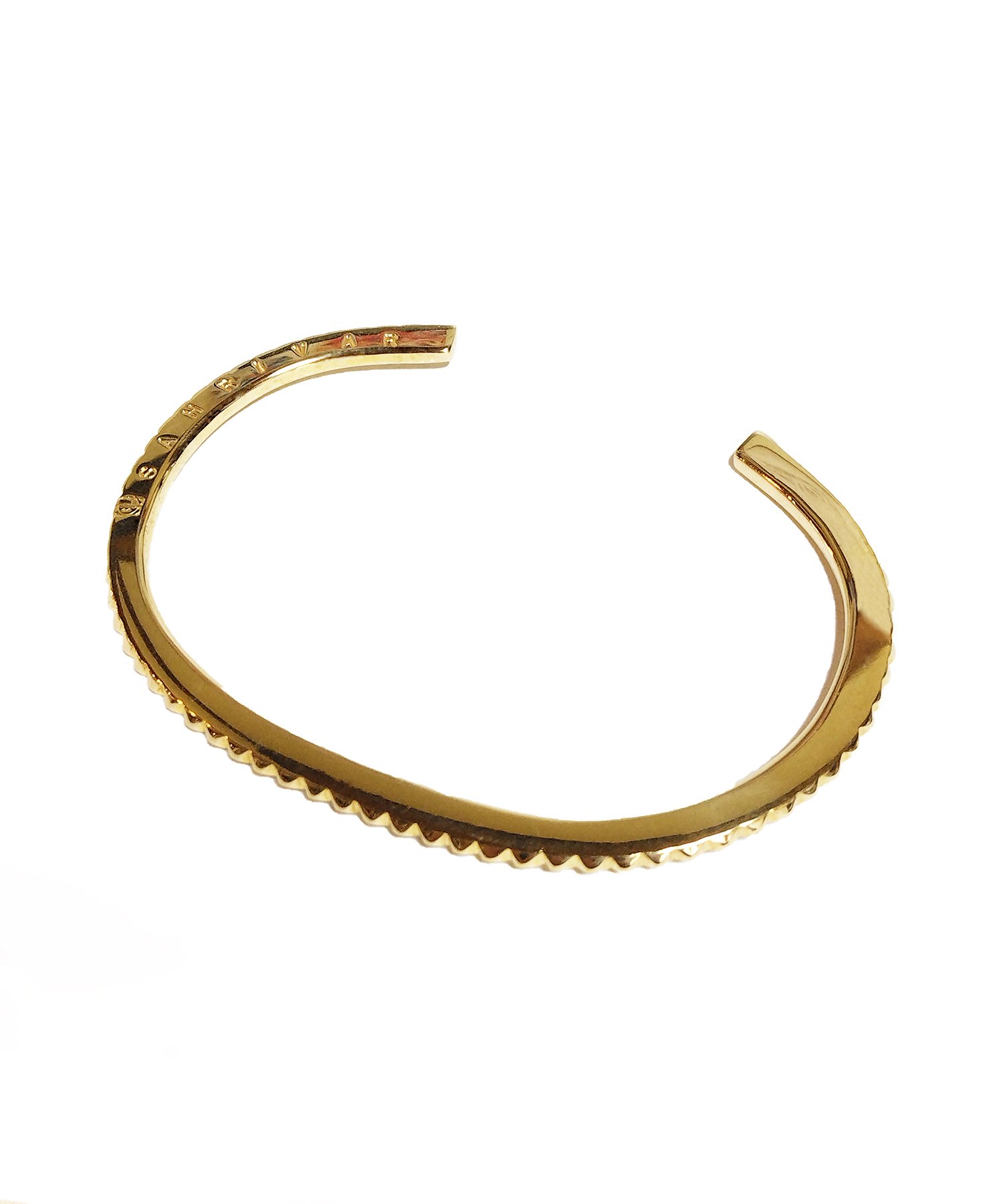 SAHRIVAR（シャフリーヴァル）Fence Bangle（Gold Plating）