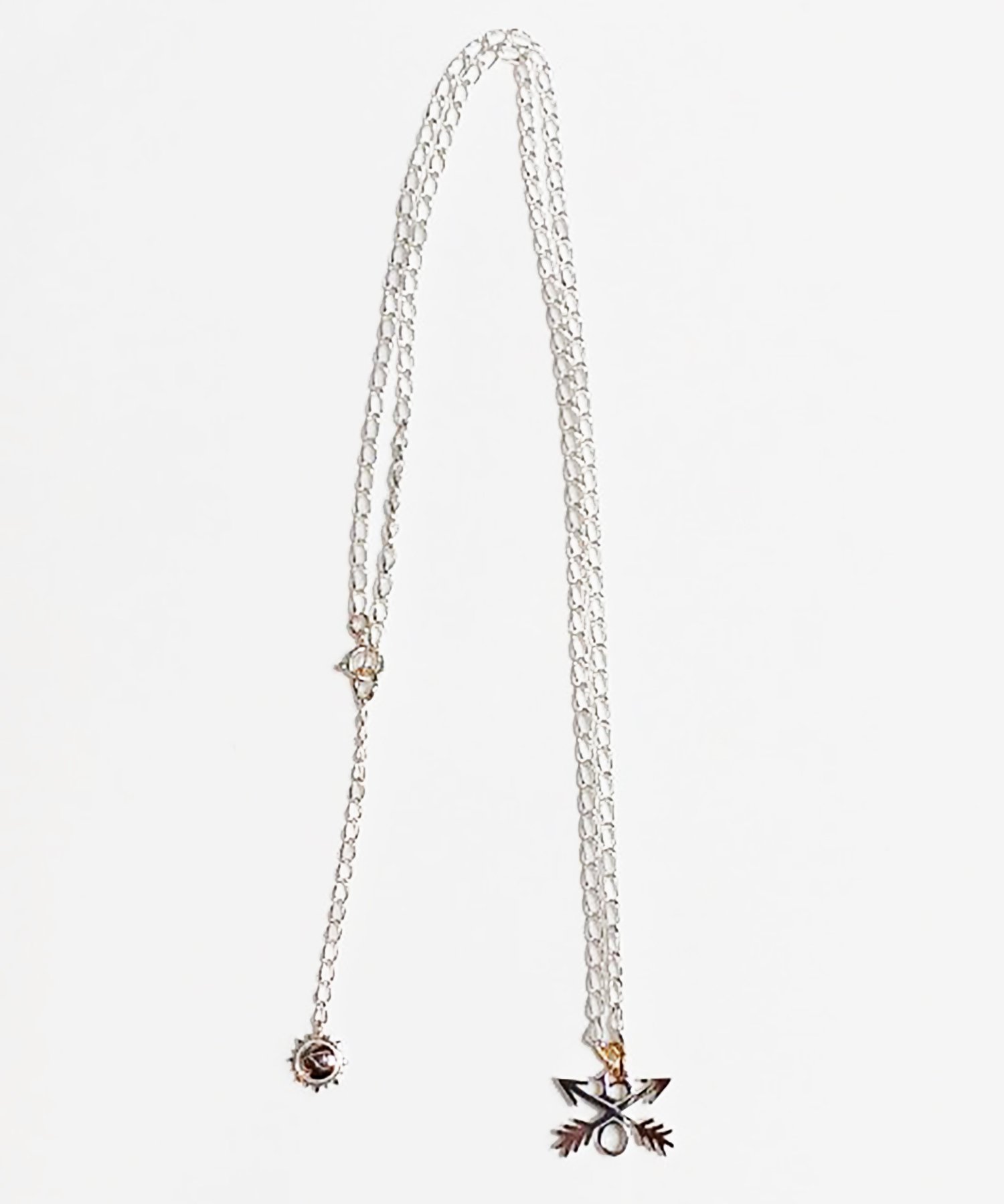 Burnout〔バーンアウト〕 Crossed Arrows Longchain Necklace（Silver 925）