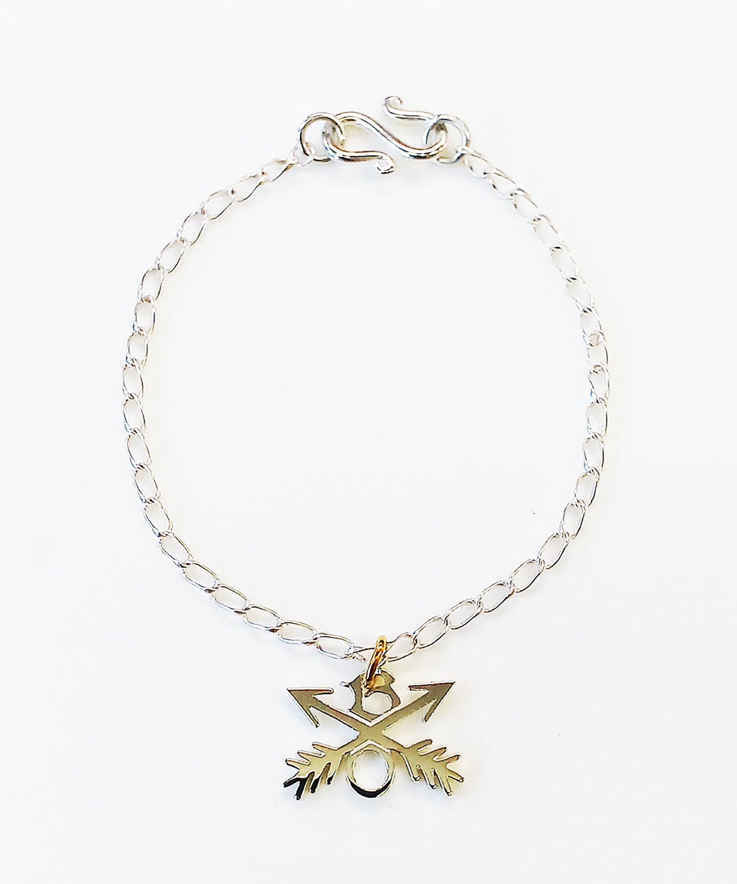  BurnoutʥС󥢥ȡ CROSSED ARROWS Charm Bracelet (Silver925) Large
