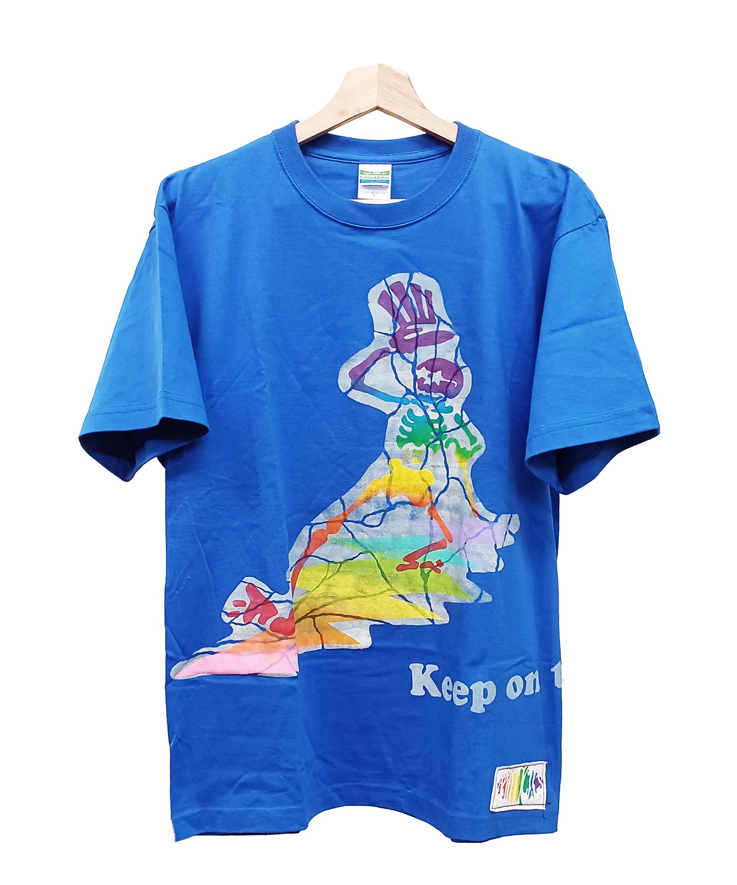 aarticles [アーティクルズ] keep on truckin’ Tシャツ / #Royal Blue