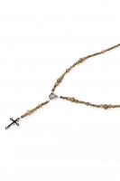 SAHRIVAR（シャフリーヴァル）Filled Cross Smoky Rosary（Silver925 Smokey Quartz）