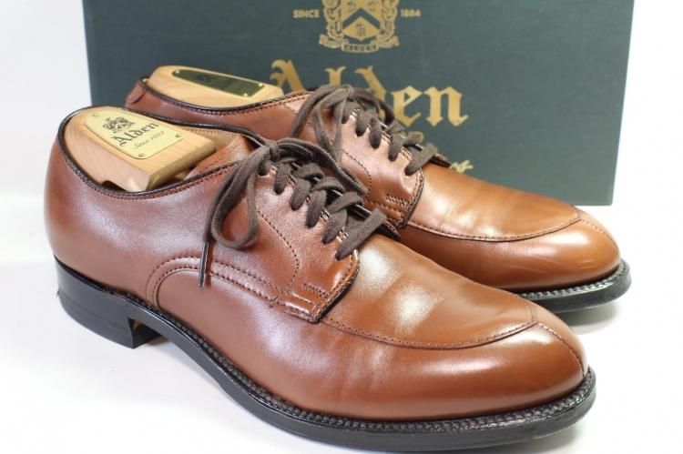 オールデンVチップ Alden カーフ 71 2D - 靴