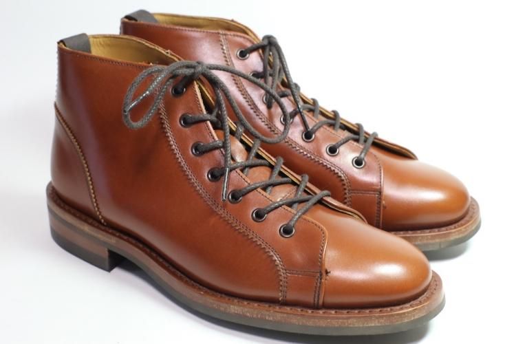 美中古 国内規格品 Tricker's トリッカーズ モンキーブーツ マロン www