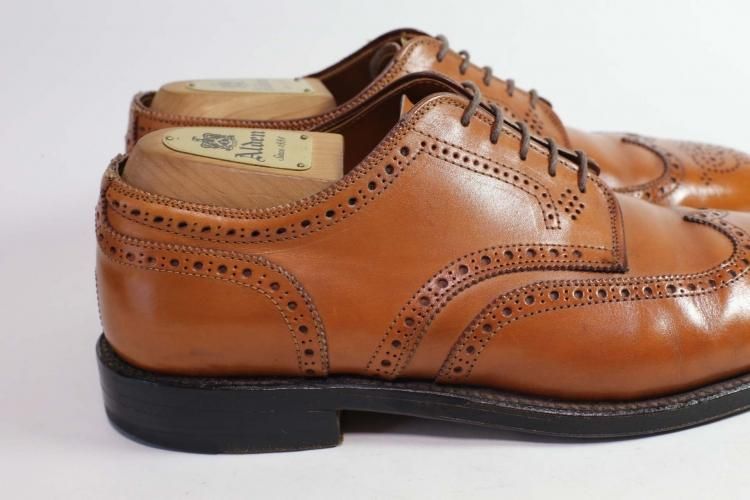 Alden ウィングチップ 966 9D カーフ 定番モデル】オールデン 966 WING TIP アバディーン ダークタン