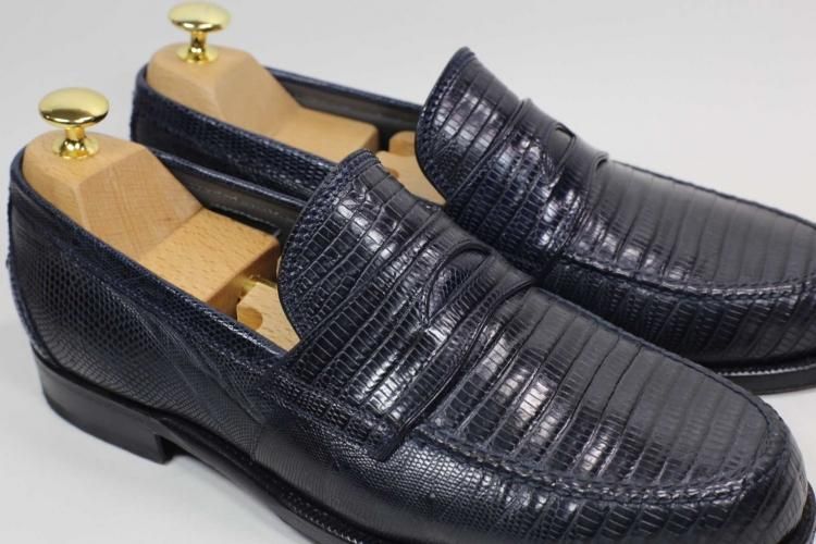 極美品 ジャコメッティ リザード グレー 41/2 極美品 ジャコメッティ リザード グレー 41/2