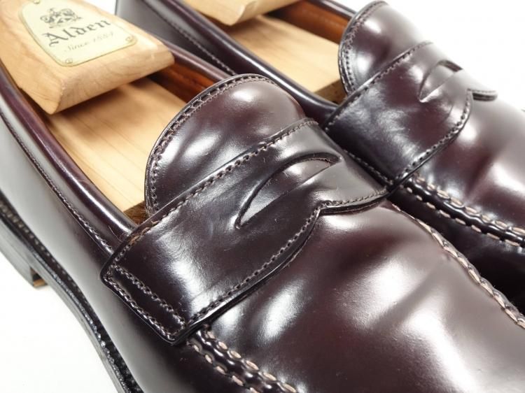 オールデン 99161 サイズ7.5D コードバン ローファー Alden