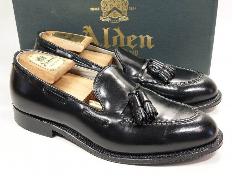 alden 3775 タッセルローファーローファー/革靴