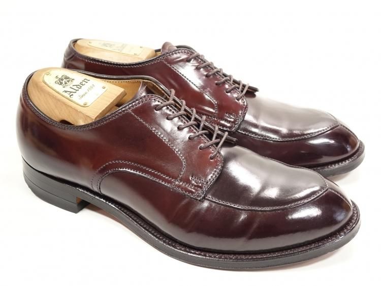 状態良好 Alden 54321 Vチップ コードバン US6 ヒール純正　美品 状態良好 Alden 54321 Vチップ コードバン US6 ヒール純正