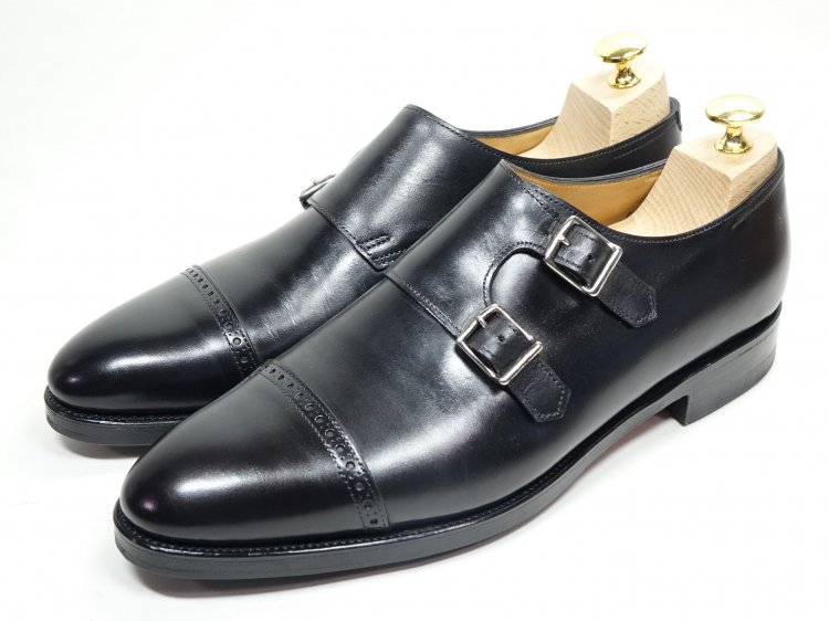 美品・希少】JOHN LOBB ダブルモンクCAMBORNE 黒 7.5 - ドレス