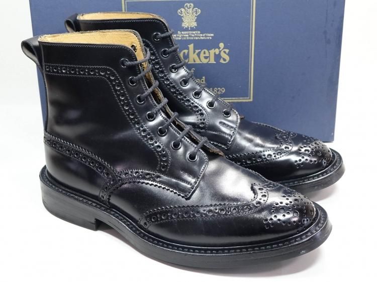 Tricker's トリッカーズ ブーツ 8(26.5cm位) 黒 | www.innoveering.net