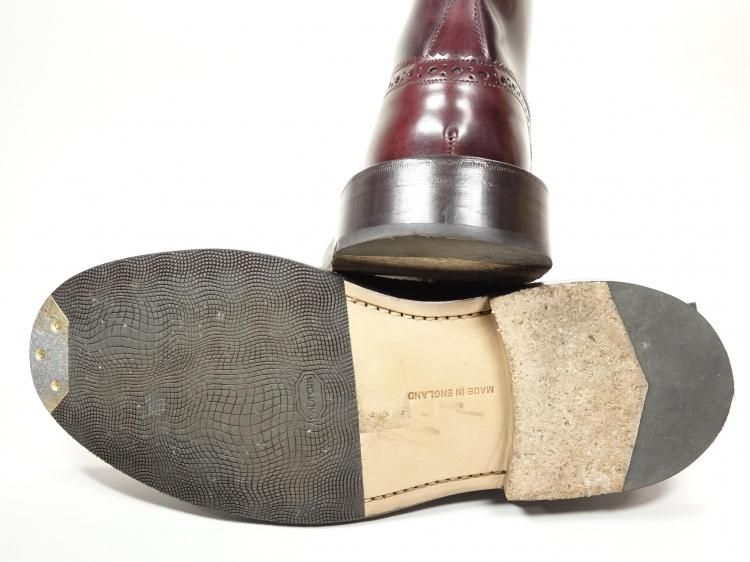 Tricker’s カントリーブーツ　8.5 コードバン 798 使用数回 トリッカーズ コードバン カントリーブーツ 8.5-5 #M2508