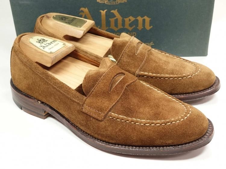 ALDEN スエードローファー-