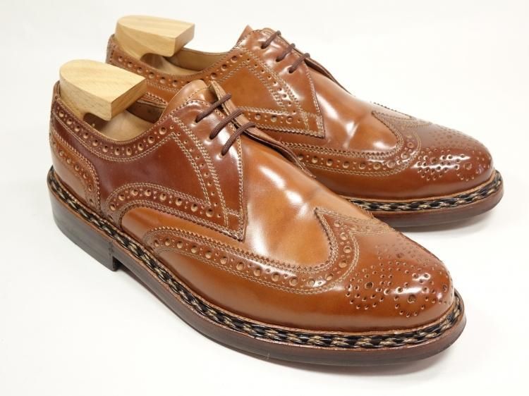 308 使用数回 ハインリッヒ・ディンケラッカー ウイスキー コードバン ウィングチップ 8 #Buda - SHOESAHOLIC シューホリック  公式 | 高級中古靴専門の通販と買取ストア