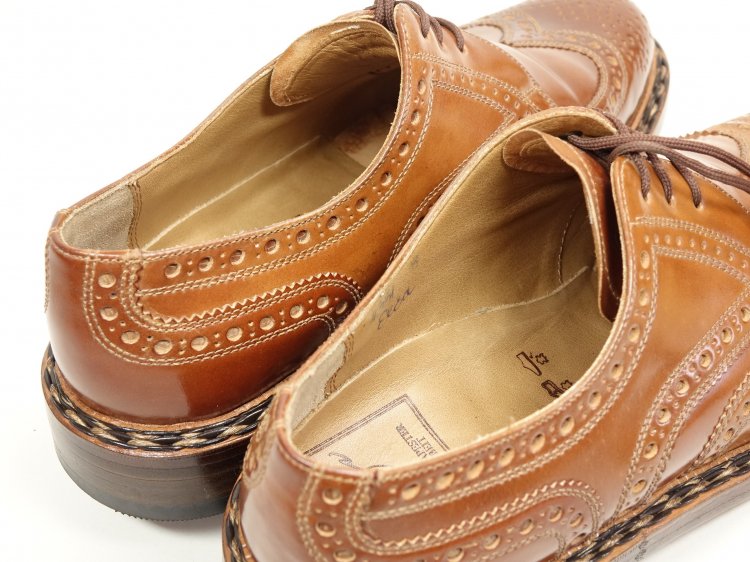 308 使用数回 ハインリッヒ・ディンケラッカー ウイスキー コードバン ウィングチップ 8 #Buda - SHOESAHOLIC シューホリック  公式 | 高級中古靴専門の通販と買取ストア