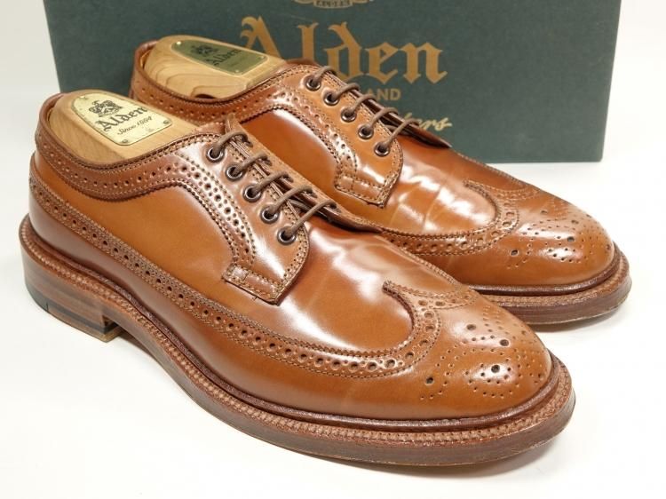 格安人気 Alden - オールデン ウイスキーコードバン UA別注 ウイングチップ ドレス/ビジネス - zenkoh.com