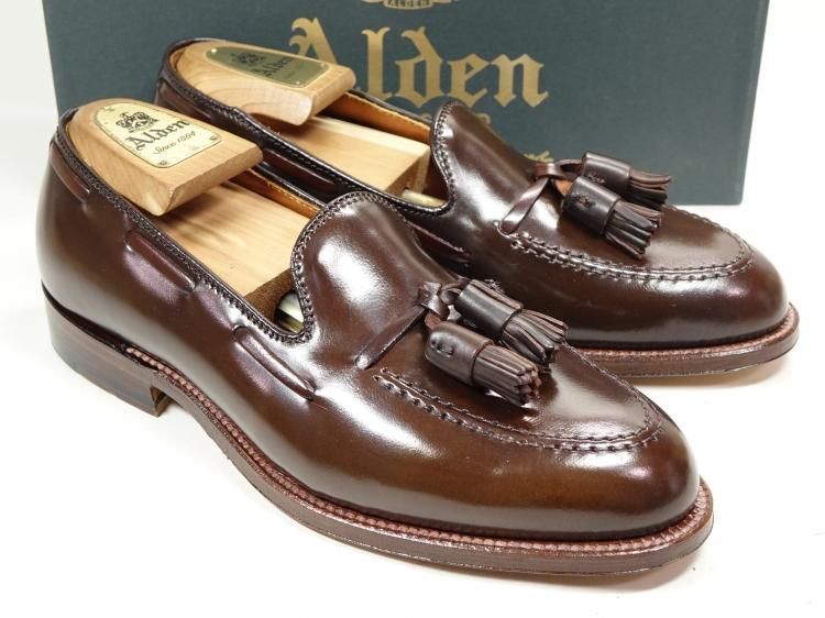 ALDEN タッセルローファー コードバン | labiela.com